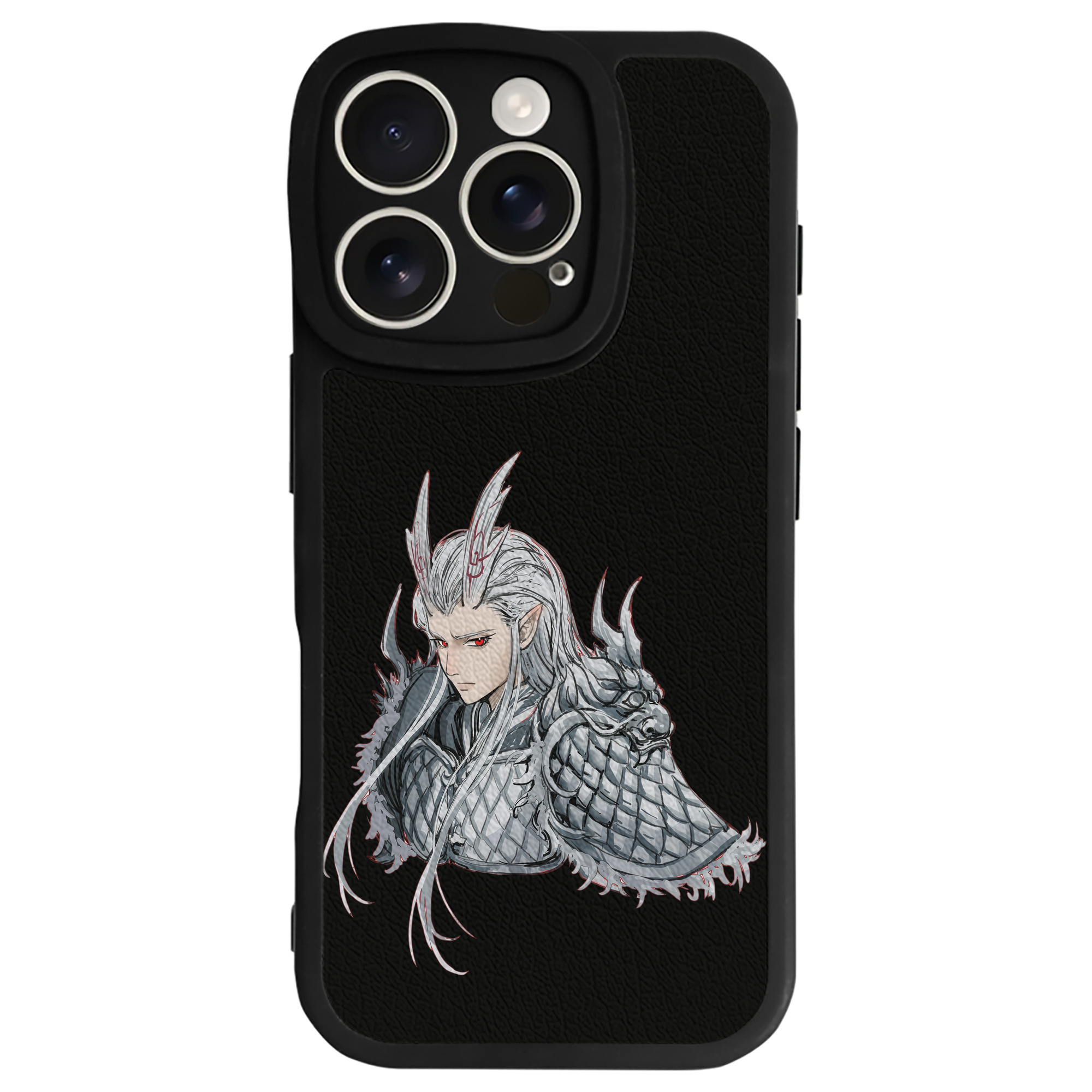 （画像用） Ne Zha 2 ナタ 魔童の大暴れ 【iPhone 16シリーズ対応】シリコンスマホケース（レザー調） 材質：シリコン